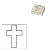 Tampons Encreurs timbre croix d'hélice (Tamponné)