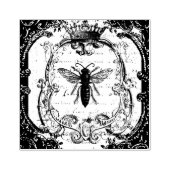 Tampons Encreurs Timbre D'Abeille Orné, Art Mixte Moyen Modifié (Impression)