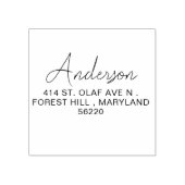 Tampons Encreurs Timbre d'adresse auto-alimentée - Cadeau de chauff (Impression)