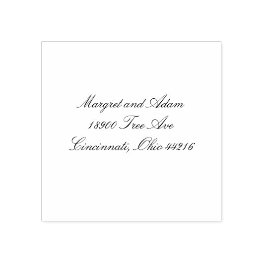 Tampons Encreurs Timbre d'adresse classique (Impression)