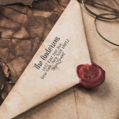 Tampons Encreurs Timbre d'adresse de retour avec coeur + Fleurs