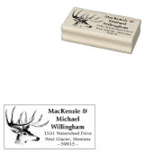 Tampons Encreurs Timbre d'adresse de retour de la tête de camion (Tamponné)