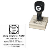 Tampons Encreurs Timbre d'adresse de retour de l'entreprise avec lo (Tamponné)