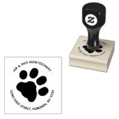 Tampons Encreurs Timbre d'adresse de retour empreinte de patte (Tamponné)