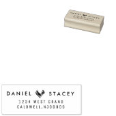 Tampons Encreurs Timbre d'adresse de retour personnalisé (Tamponné)