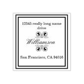 Tampons Encreurs Timbre d'adresse de retour personnalisé (Impression)