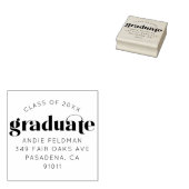 Tampons Encreurs Timbre d'adresse de retour personnalisé Grad moder (Tamponné)