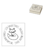 Tampons Encreurs Timbre d'adresse Fox (Tamponné)