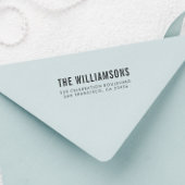 Tampons Encreurs Timbre d'adresse personnalisée diverses polices