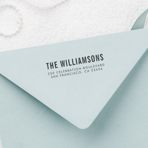 Tampons Encreurs Timbre d'adresse personnalisée diverses polices