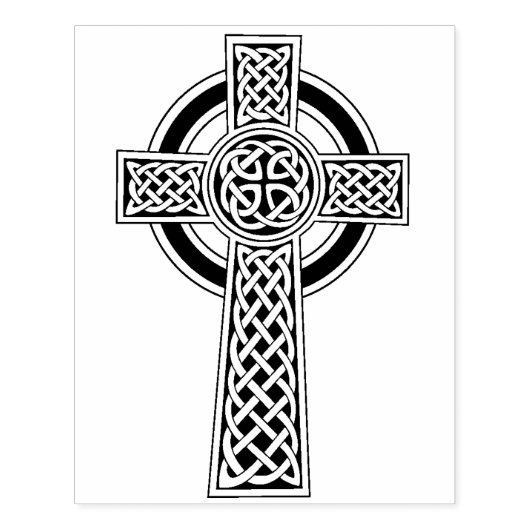 Tampons Encreurs Timbre d'art à croix celtique (Impression)