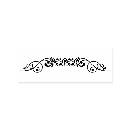 Tampons Encreurs timbre d'art à défilement de fleurs (Impression)