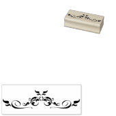 Tampons Encreurs timbre d'art à la frontière florale (Tamponné)