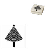 Tampons Encreurs Timbre d'art abstrait de noël (Tamponné)