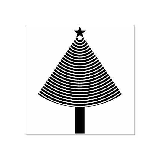 Tampons Encreurs Timbre d'art abstrait de noël (Impression)