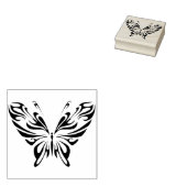 Tampons Encreurs timbre d'art abstrait papillon (Tamponné)