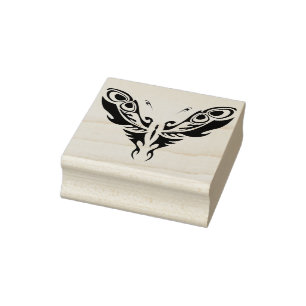 Tampons Encreurs timbre d'art abstrait papillon