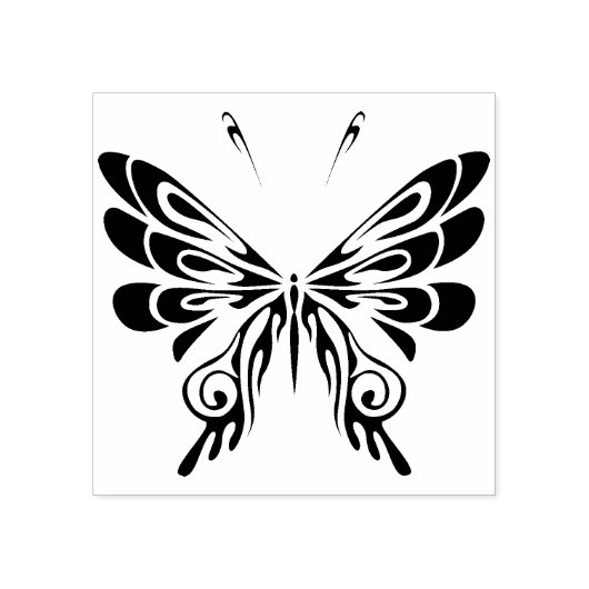 Tampons Encreurs timbre d'art abstrait papillon (Impression)