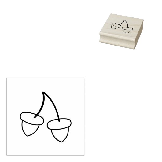 Tampons Encreurs Timbre d'art Acorns (Tamponné)