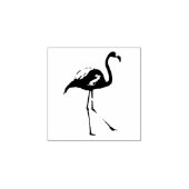Tampons Encreurs Timbre d'art animal, silhouette flamingo mignonne  (Impression)