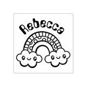 Tampons Encreurs Timbre d'art arc-en-ciel Doodles Totalement mignon (Impression)