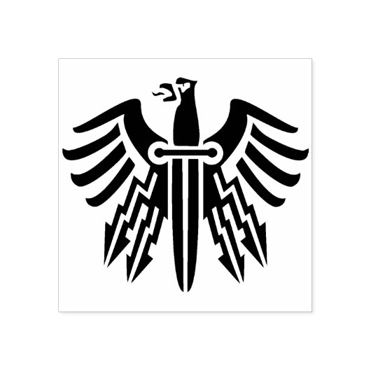 Tampons Encreurs timbre d'art au couteau d'aigle (Impression)