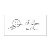 Tampons Encreurs Timbre d'art bouton et fil (Impression)