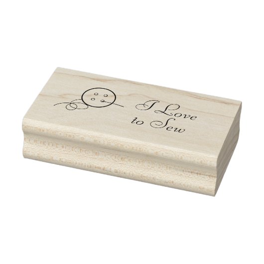 Tampons Encreurs Timbre d'art bouton et fil (Tampon)