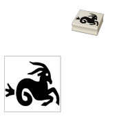 Tampons Encreurs timbre d'art capricorne (Tamponné)