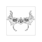 Tampons Encreurs timbre d'art casque ailé (Impression)