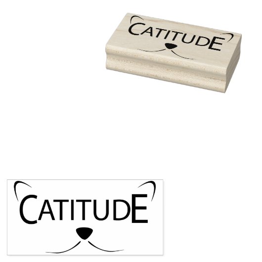 Tampons Encreurs timbre d'art catitude (Tamponné)