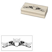 Tampons Encreurs timbre d'art chouette (Tamponné)