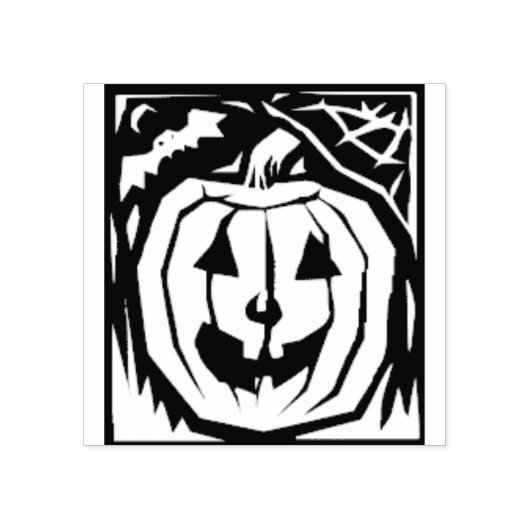 Tampons Encreurs Timbre d'art citrouille déco (Impression)