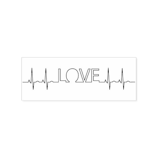 Tampons Encreurs timbre d'art d'amour (Impression)