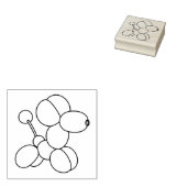 Tampons Encreurs Timbre d'art d'anniversaire d'un animal de ballon (Tamponné)