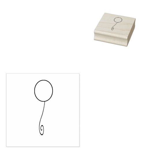 Tampons Encreurs Timbre d'art de ballon (Tamponné)