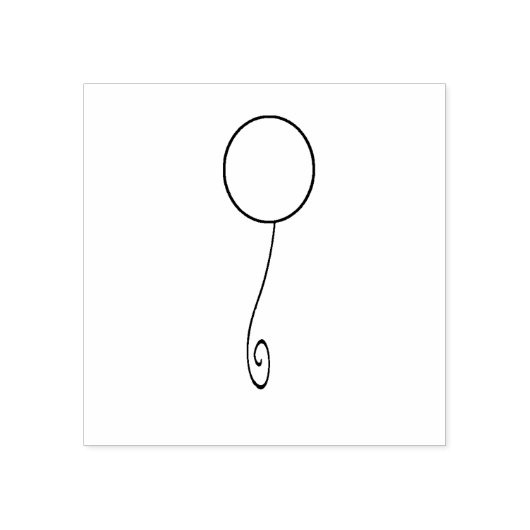 Tampons Encreurs Timbre d'art de ballon (Impression)