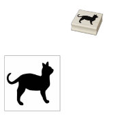Tampons Encreurs Timbre d'art de chat debout (Tamponné)