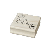 Tampons Encreurs timbre d'art de chat fleur (Tampon)