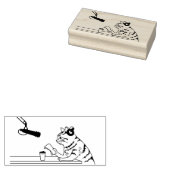 Tampons Encreurs timbre d'art de chat radio (Tamponné)