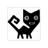 Tampons Encreurs Timbre d'art de chat tribal abstrait (Impression)