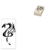 Tampons Encreurs Timbre d'art de dragon abstrait (Tamponné)