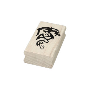 Tampons Encreurs timbre d'art de dragon tribal