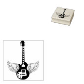 Tampons Encreurs timbre d'art de guitare (Tamponné)