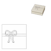 Tampons Encreurs Timbre d'art de la Bow (Tamponné)