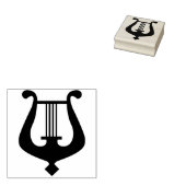 Tampons Encreurs timbre d'art de la harpe d'ange (Tamponné)