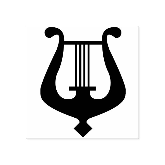 Tampons Encreurs timbre d'art de la harpe d'ange (Impression)