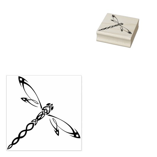 Tampons Encreurs timbre d'art de la libellule céleste (Tamponné)