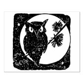 Tampons Encreurs Timbre d'art de la silhouette de la chouette et de (Impression)