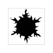 Tampons Encreurs timbre d'art de la silhouette du soleil de boule d (Impression)